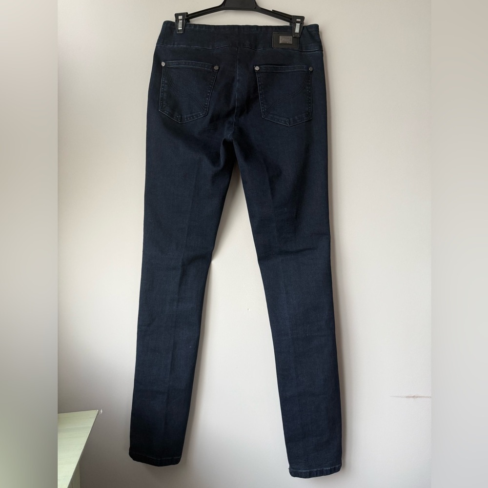 Joseph Ribkoff Dark Blue Jeans with Elastic Waist -Size 8 - Picture 4 of 6